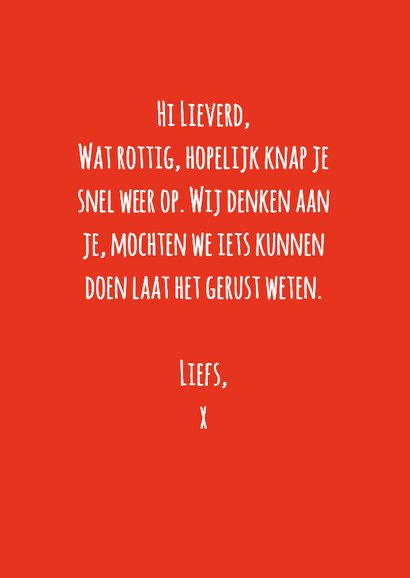 Beterschapskaart met Brocco-liefde en beterschap 3