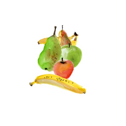 Beterschapskaart met fruit illustratie 2