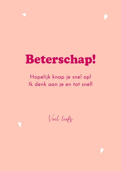Beterschapskaart met mooie, moderne bos bloemen  3