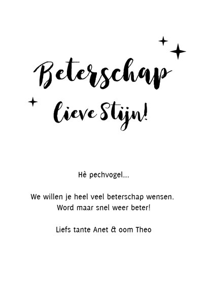 Beterschapskaart met superheld - ook superhelden worden ziek 3
