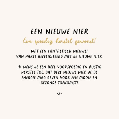 Beterschapskaart nieuwe nier transplantatie humor 3