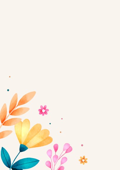 Beterschapskaart pleister en bloemen 2