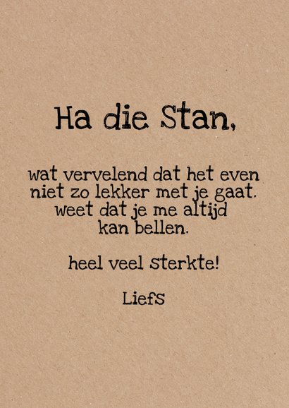 Beterschapskaart vleermuis 'hang in there' 3