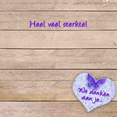 Beterschapskaart, vlinder en bloemen op steigerhout 3