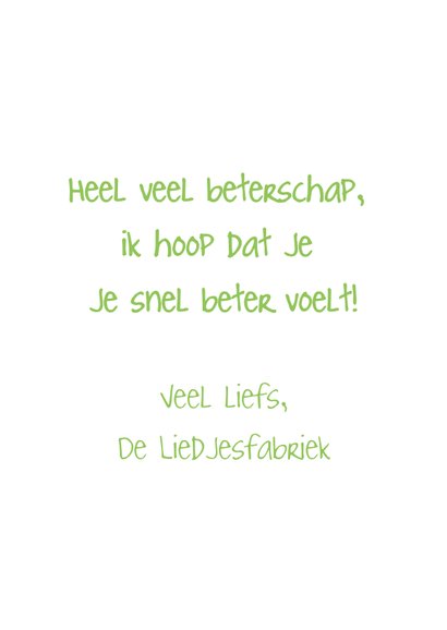 Beterschapskaartje van de Liedjesfabriek 3