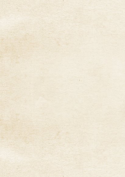 Blanco kaartje staand dubbel vergeeld papier 2