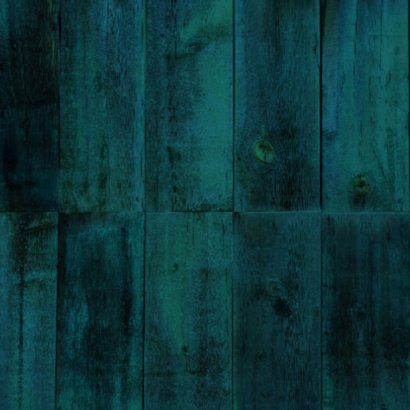 Blauw hout met foto-isf 2