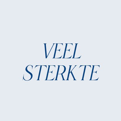 Blauw sterktekaartje het is oke om even niet oke te zijn 2