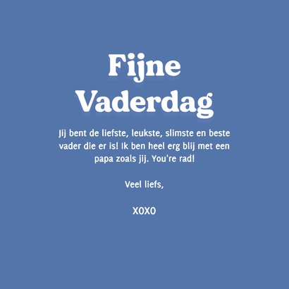 Blauw vaderdag kaartje dad you're rad 3