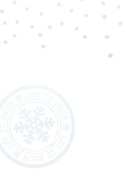Blauwe zakelijke kerstkaart 2018 2
