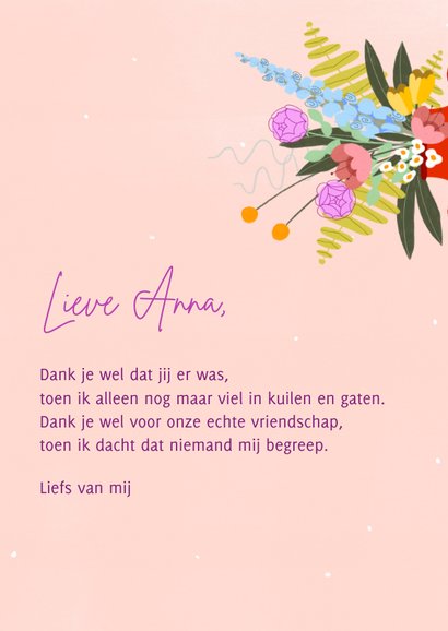 Bloemen boeket in rode vaas 3