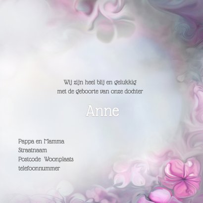Bloemen en vlinders - meisje- 3