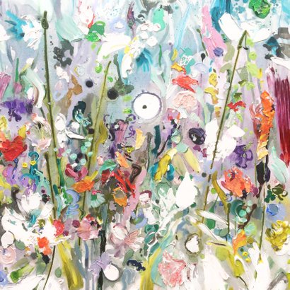 Bloemen oever schilderkunst 2