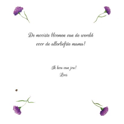 Bloemenkaart De allermooiste bloemen 3