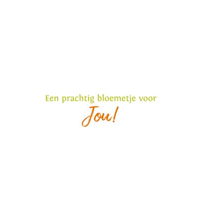 Bloemenkaart fris en vrolijk 3