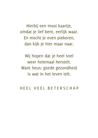Bloemenkaart lelie zacht pastel beterschap 3