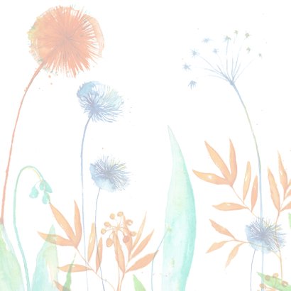 Bloemenkaart voor elk feest 2
