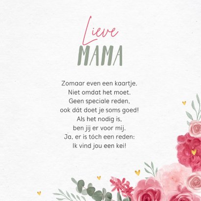 Bloemenkaart zomaar speciaal voor jou liefs 3