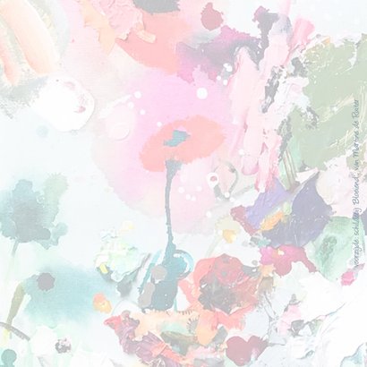 Bloemenschilderij 'Bloeiend' - van Martine de Ruiter 2