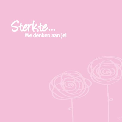 Bloempjes Sterkte roze 3