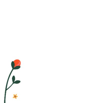 Bos bloemen op waterverf 2