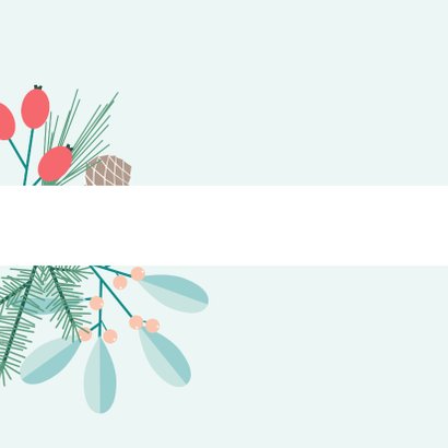 Botanische kerstkaart 2
