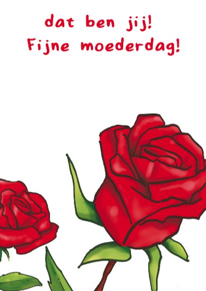 bristy moederdag 3 beer roos. 3