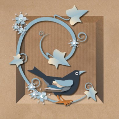 Brown Paper Box Blackbird Man 2