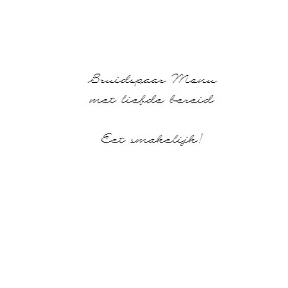 Bruidspaar Bestek - bruiloft 3