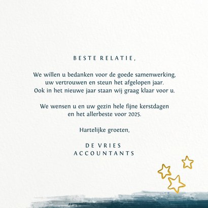 Business kerstkaart fijne kerst handlettering 3