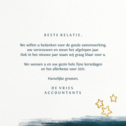 Business kerstkaart fijne kerst handlettering 3