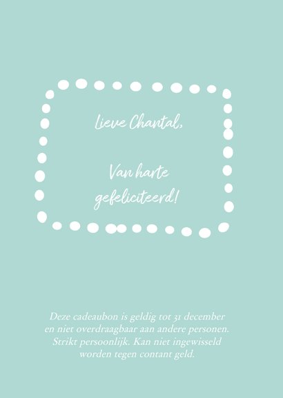 Cadeaubon met foto voor een vriendin of vriend 3