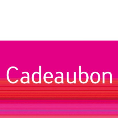 Cadeaubon strepen vierkant 2