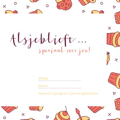 Cadeaubon zakelijk zzp taarten en cupcakes 3
