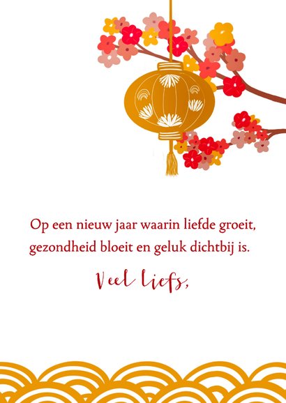 Chinese nieuwjaarskaart jaar van het paard 3