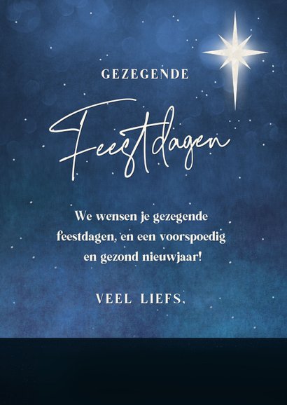 Christelijk kerstkaart met silhouet van de 3 wijzen en ster 3