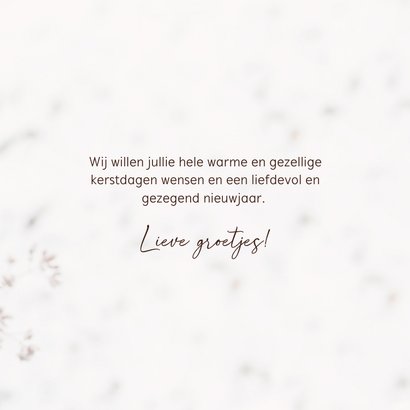 Christelijk kerstkaartje met winterse foto 3
