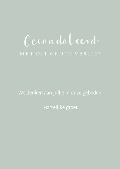 Christelijke condoleancekaart met zon en landschap 3