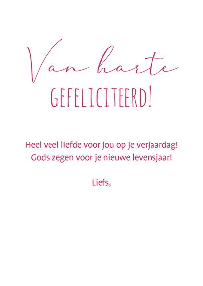 Christelijke felicitatiekaart met hartjes en bijbeltekst 3