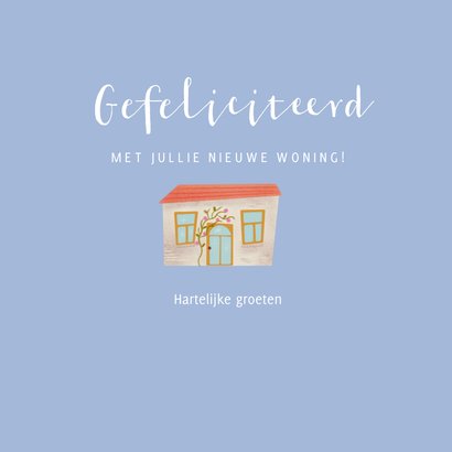 Christelijke felicitatiekaart voor een nieuwe woning 3