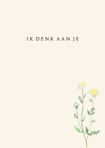 Christelijke kaart veldbloemen 3