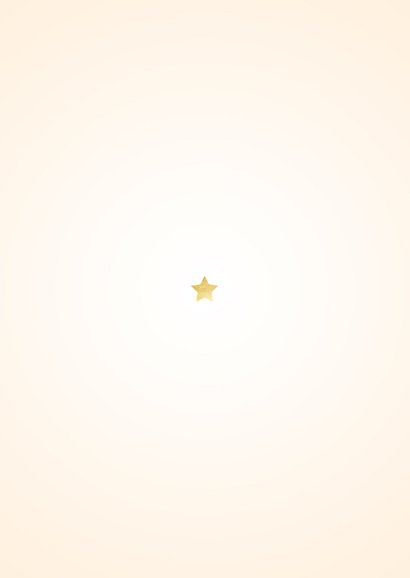Christelijke kerstkaart Engel Joy to the World Achterkant