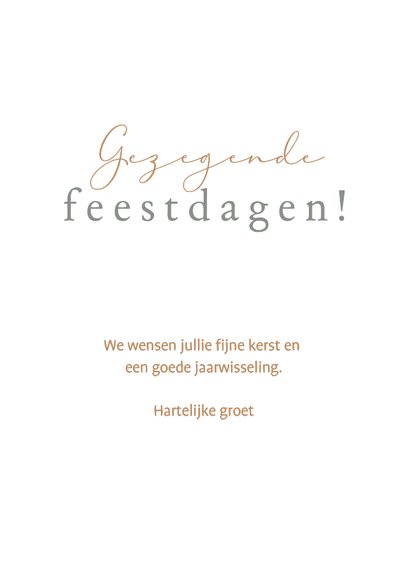 Christelijke kerstkaart met kaars, bijbeltekst en kerstgroen 3