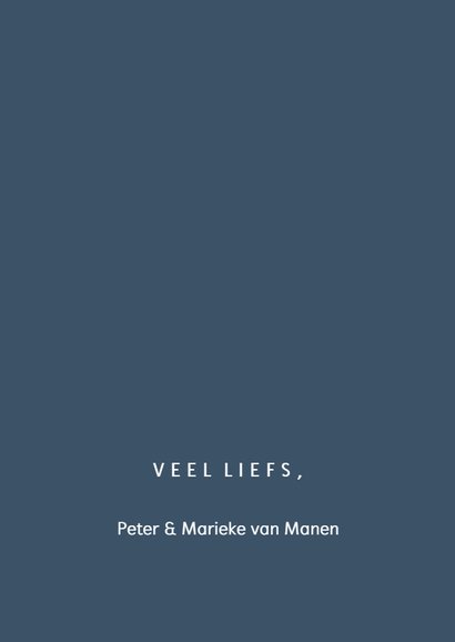 Christelijke quote kerstkaart met blauwe achtergrond 3