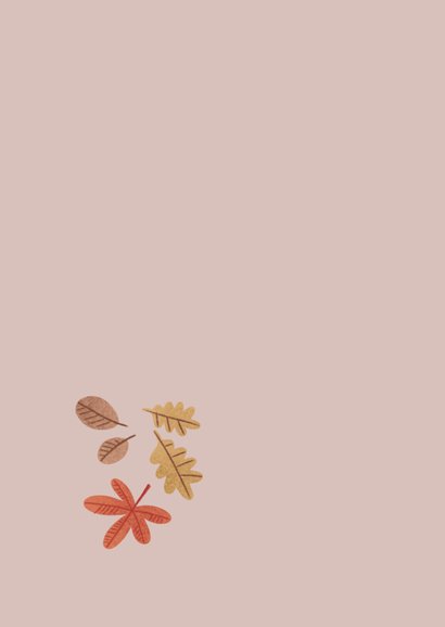 Christelijke sterktekaart met herfst thema 2