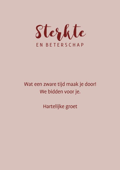 Christelijke sterktekaart met herfst thema 3