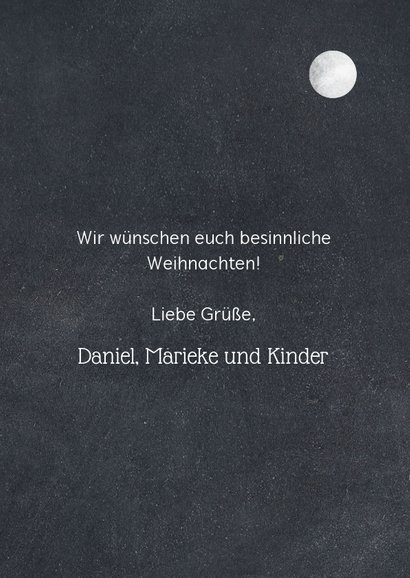 Christliche Weihnachtskarte 'Joy the world' mit Landschaft 3