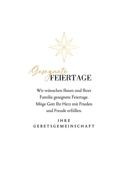 Christliche Weihnachtskarte Krippe 3