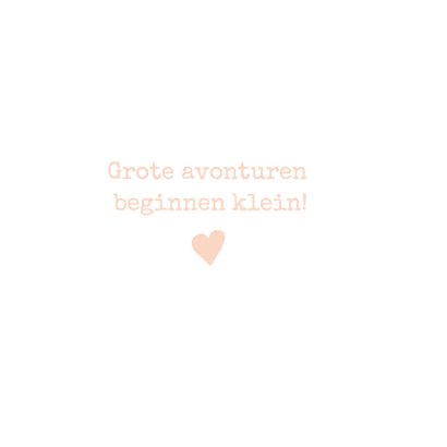 Clean geboortekaartje voor een meisje 2