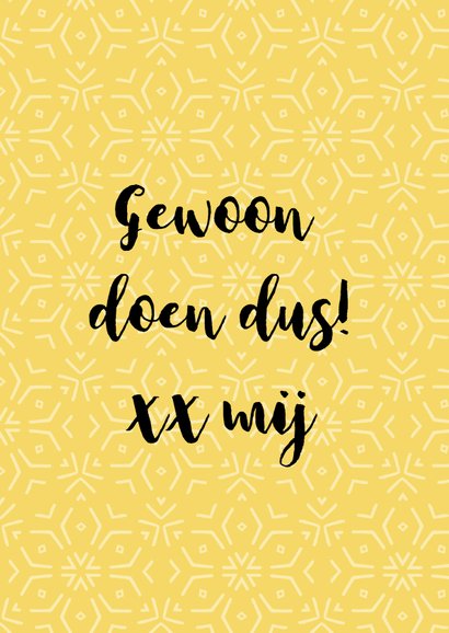 Coachingskaart Gewoon doen! 3